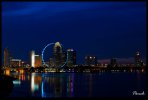 Singapore Flyer Blue Hour